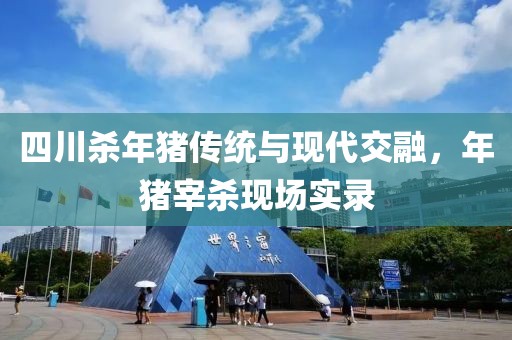 四川杀年猪传统与现代交融，年猪宰杀现场实录