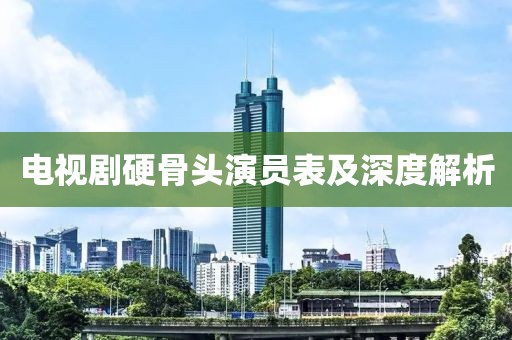 电视剧硬骨头演员表及深度解析
