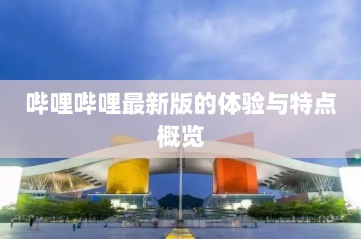 哔哩哔哩最新版的体验与特点概览