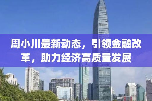 周小川最新动态，引领金融改革，助力经济高质量发展
