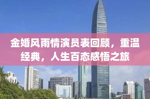 金婚风雨情演员表回顾，重温经典，人生百态感悟之旅