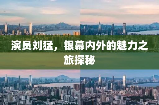 演员刘猛，银幕内外的魅力之旅探秘