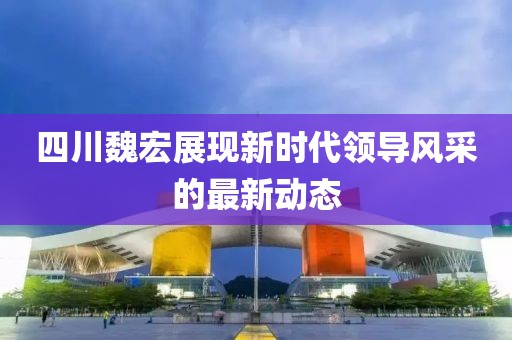 四川魏宏展现新时代领导风采的最新动态