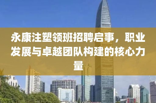 永康注塑领班招聘启事，职业发展与卓越团队构建的核心力量