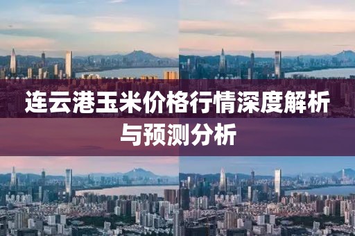 连云港玉米价格行情深度解析与预测分析
