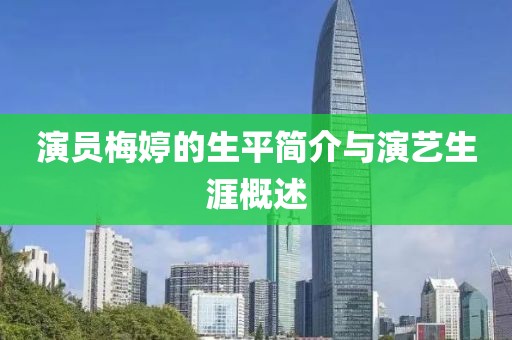 演员梅婷的生平简介与演艺生涯概述