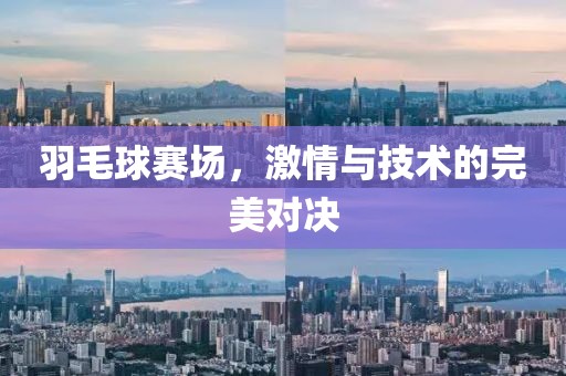 羽毛球赛场，激情与技术的完美对决