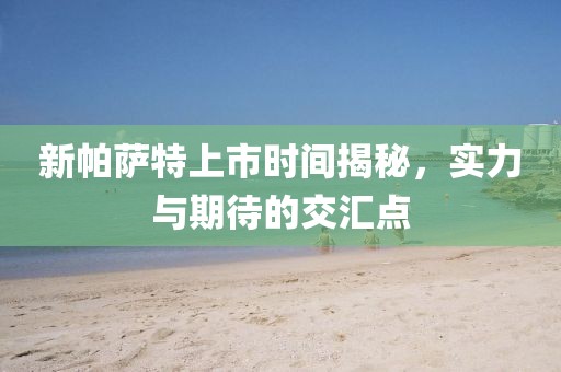新帕萨特上市时间揭秘，实力与期待的交汇点