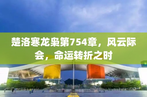 楚洛寒龙枭第754章，风云际会，命运转折之时