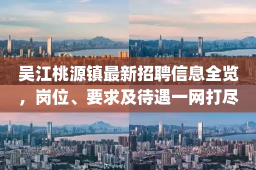 吴江桃源镇最新招聘信息全览，岗位、要求及待遇一网打尽