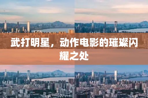 武打明星，动作电影的璀璨闪耀之处