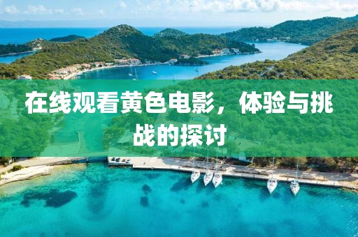 在线观看黄色电影，体验与挑战的探讨