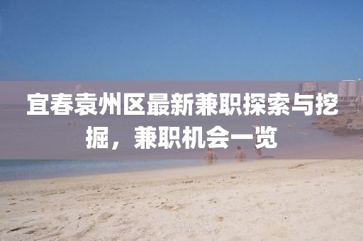 宜春袁州区最新兼职探索与挖掘，兼职机会一览