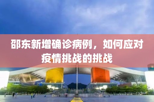 邵东新增确诊病例，如何应对疫情挑战的挑战