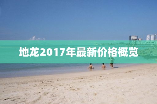 地龙2017年最新价格概览