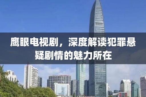 鹰眼电视剧,深度解读犯罪悬疑剧情的魅力所在