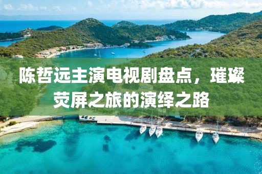 陈哲远主演电视剧盘点,璀璨荧屏之旅的演绎之路