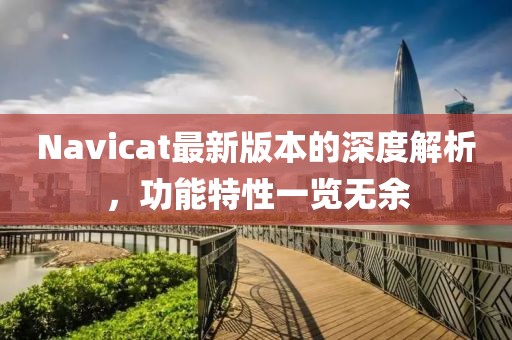 Navicat最新版本的深度解析，功能特性一览无余