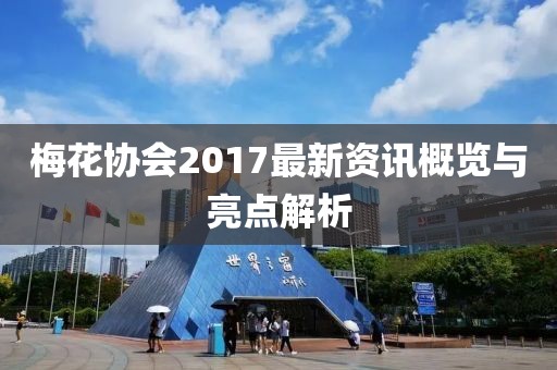 梅花协会2017最新资讯概览与亮点解析