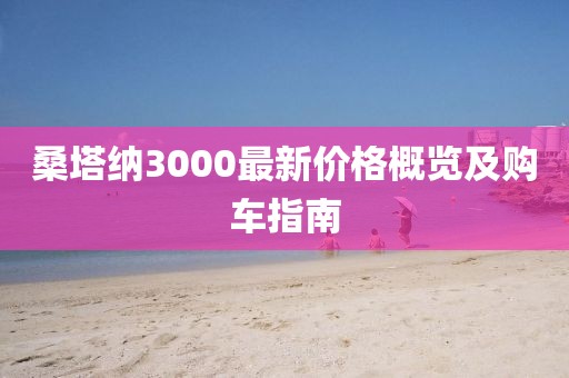 桑塔纳3000最新价格概览及购车指南