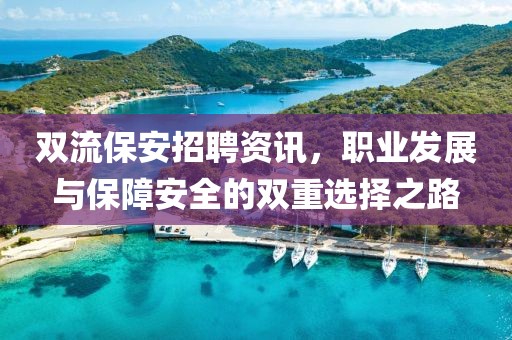 双流保安招聘资讯，职业发展与保障安全的双重选择之路