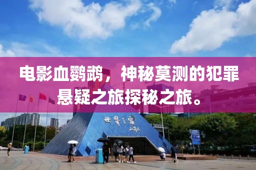 电影血鹦鹉,神秘莫测的犯罪悬疑之旅探秘之旅。