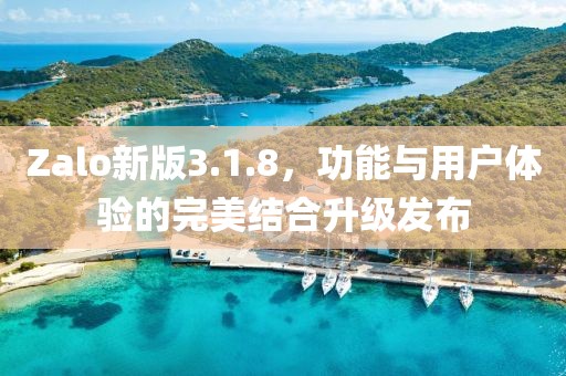 Zalo新版3.1.8，功能与用户体验的完美结合升级发布