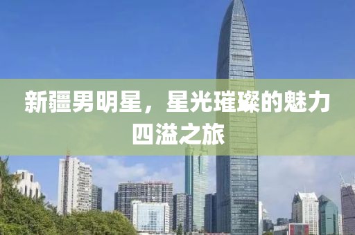 新疆男明星，星光璀璨的魅力四溢之旅