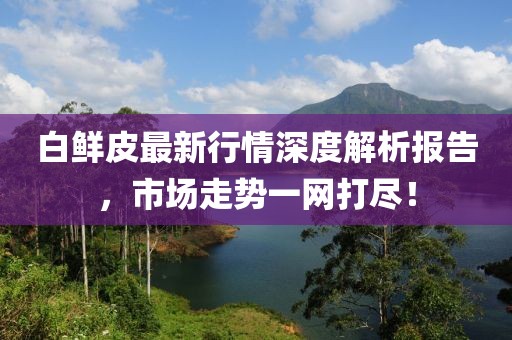 白鲜皮最新行情深度解析报告，市场走势一网打尽！