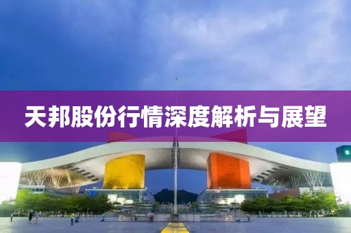 天邦股份行情深度解析与展望