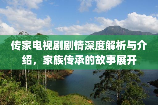 传家电视剧剧情深度解析与介绍，家族传承的故事展开