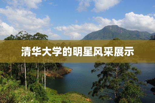 清华大学的明星风采展示