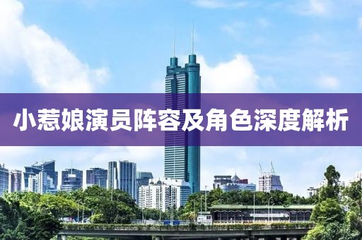 小惹娘演员阵容及角色深度解析
