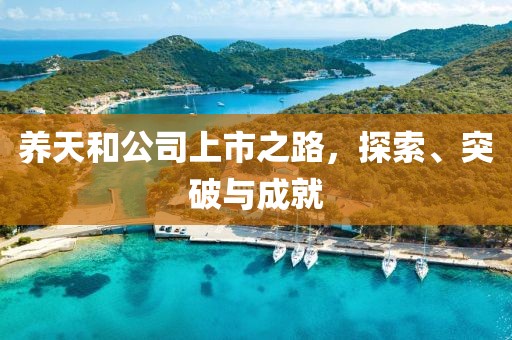 养天和公司上市之路，探索、突破与成就