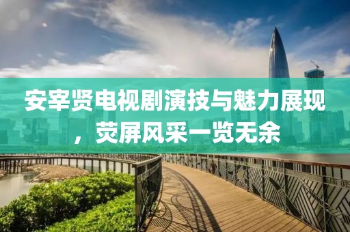 安宰贤电视剧演技与魅力展现，荧屏风采一览无余