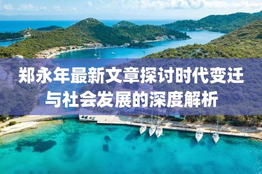 郑永年最新文章探讨时代变迁与社会发展的深度解析