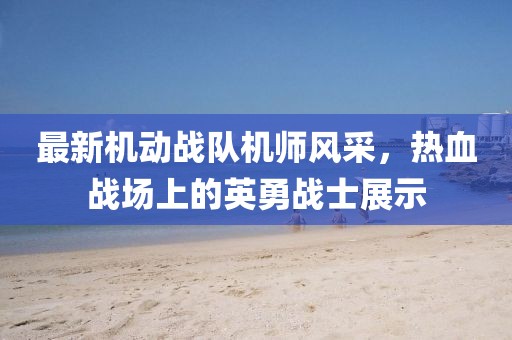 最新机动战队机师风采，热血战场上的英勇战士展示