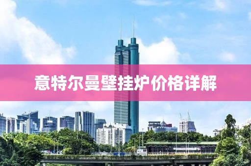 意特尔曼壁挂炉价格详解