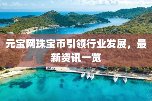 元宝网珠宝币引领行业发展，最新资讯一览
