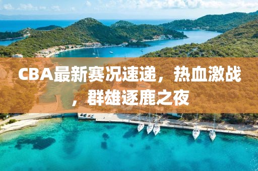 CBA最新赛况速递，热血激战，群雄逐鹿之夜