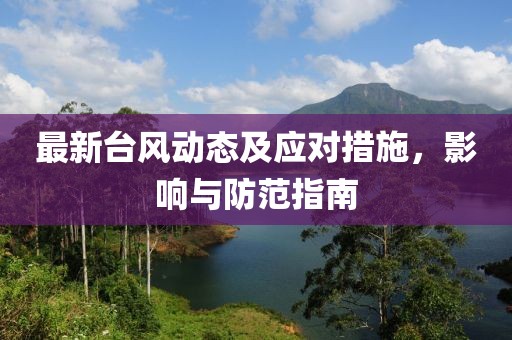 最新台风动态及应对措施，影响与防范指南