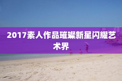2017素人作品璀璨新星闪耀艺术界