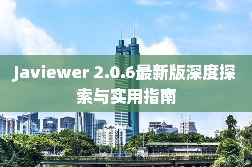 Javiewer 2.0.6最新版深度探索与实用指南