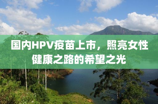 国内HPV疫苗上市，照亮女性健康之路的希望之光