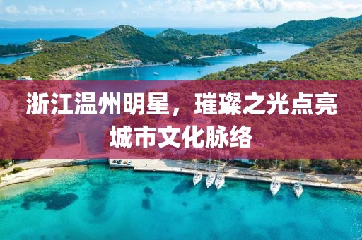 浙江温州明星，璀璨之光点亮城市文化脉络
