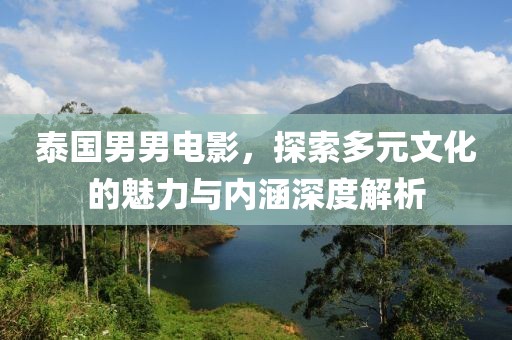 泰国男男电影，探索多元文化的魅力与内涵深度解析