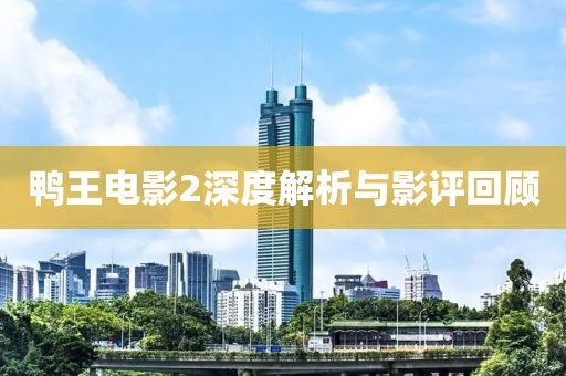 鸭王电影2深度解析与影评回顾