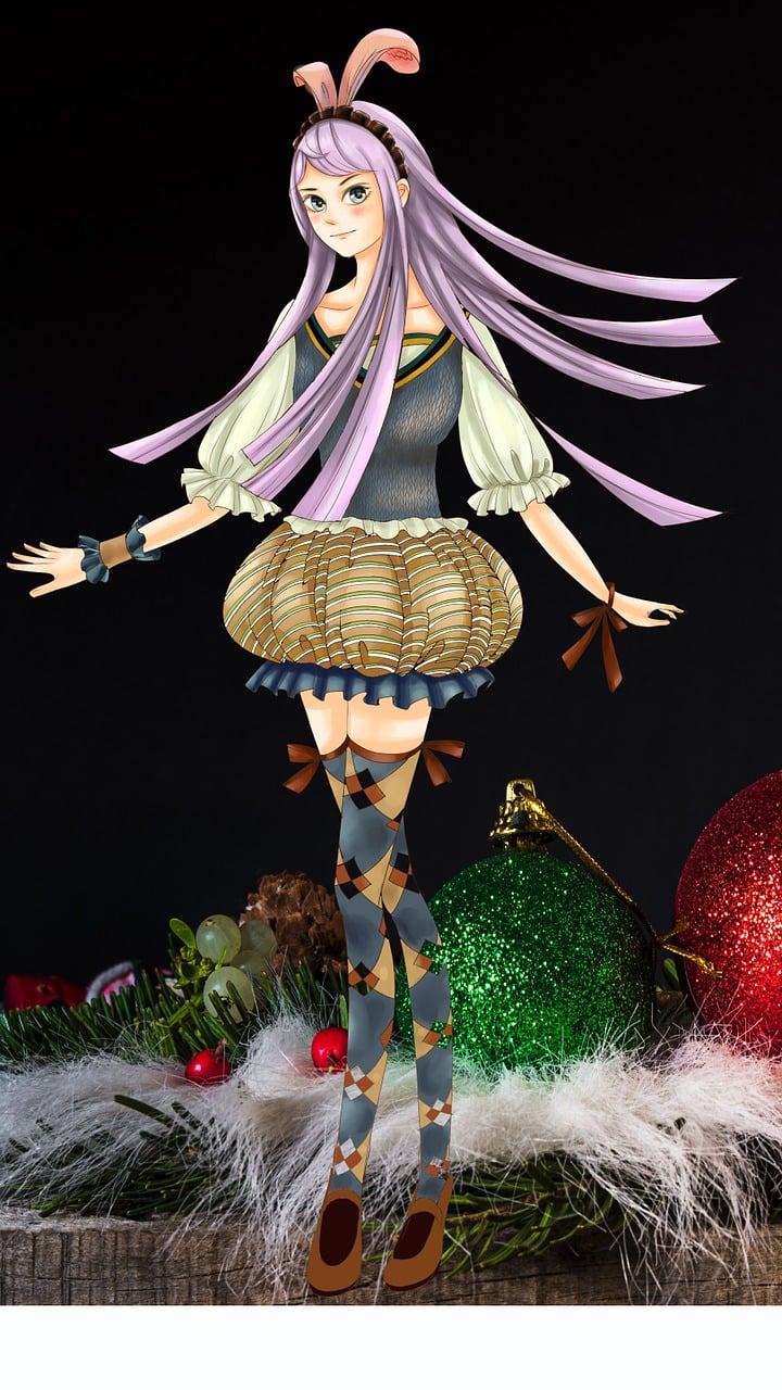 二次元世界探索，动漫少女美图欣赏