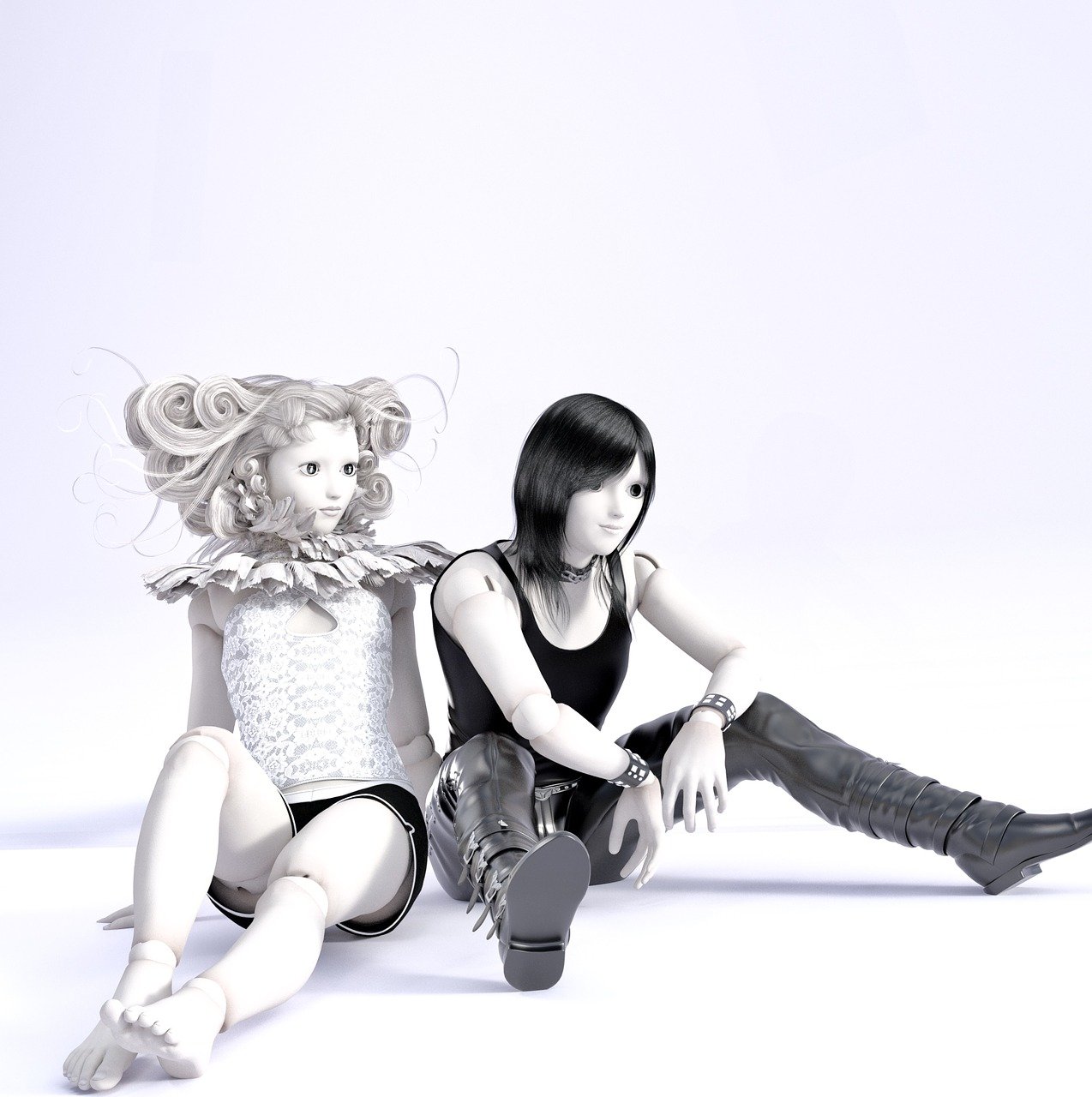 动漫女生挠痒痒的独特魅力展现